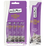Fussie Cat Treats Tuna & Chicken in Goat Milk Puree 4/0.5oz