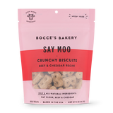 Bocce's Bakery Dog Crunchy Biscuits Say Moo 5 oz