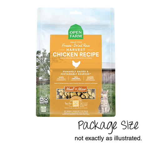 Open Farm Cat Freeze-Dried Raw Harvest Chicken Morsels