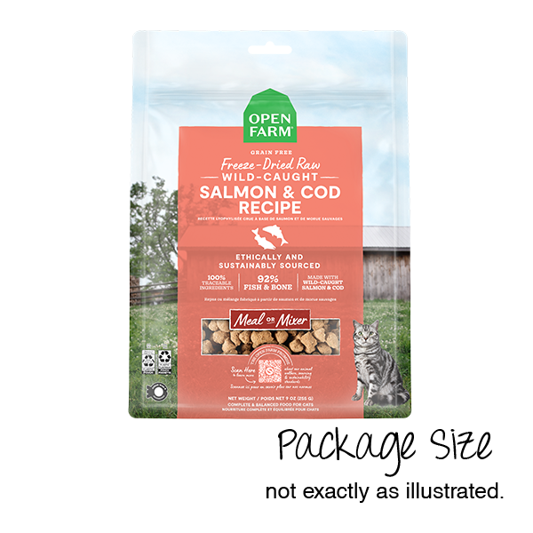 Open Farm Cat Freeze-Dried Raw Salmon & Cod Morsels