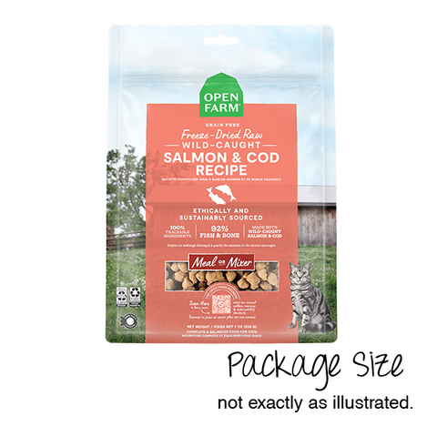 Open Farm Cat Freeze-Dried Raw Salmon & Cod Morsels