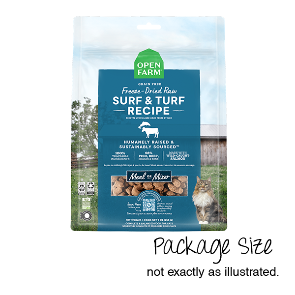 Open Farm Cat Freeze-Dried Raw Surf & Turf Morsels