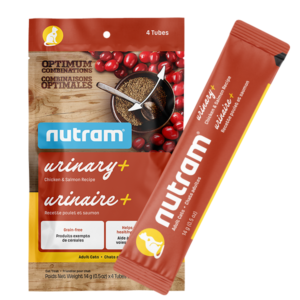 Nutram Cat OC Urinary+ Chicken & Salmon Adult Tubes 2oz
