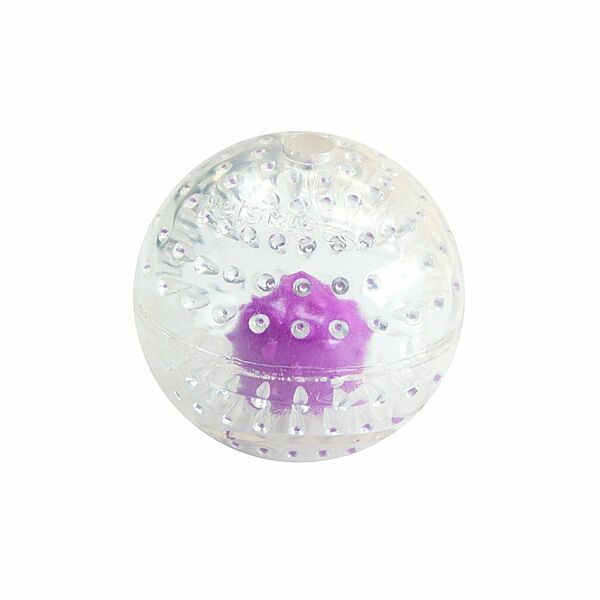 Nubbiez Treat & Squeak Ball Purple Large
