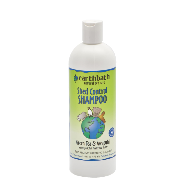 Earthbath Shed Control Shampoo Green Tea & Awapuhi 16 oz