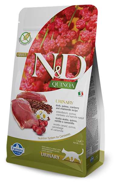 Farmina N&D Quinoa Urinary DUCK Functional L.I.D Adult Cat