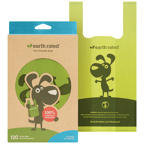 Earth Rated Easy-Tie Handle Bags | 120 Bags