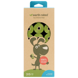 Earth Rated Refill Bags | 21 Rolls 315 Bags