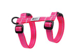 RC PET PRIMARY KITTY HARNESS-RASPBERRY