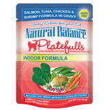 NATURAL BALANCE POUCH: SALMON TUNA CHICKEN & SHIRIMP IN GRAVY 3 OZ