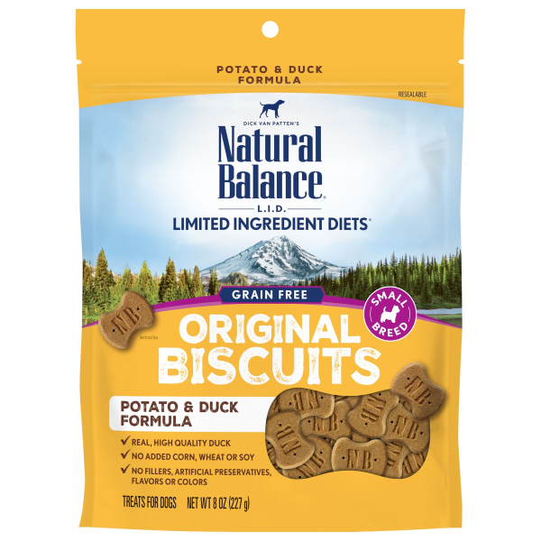 NATURAL BALANCE L.I.T. : POTATO & DUCK FORMULA 8 oz