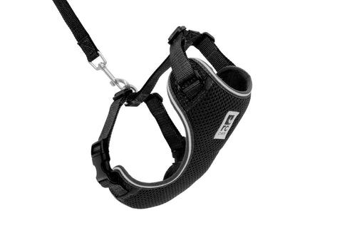 RC PET ADVENTURE KITTY HARNESS-BLACK