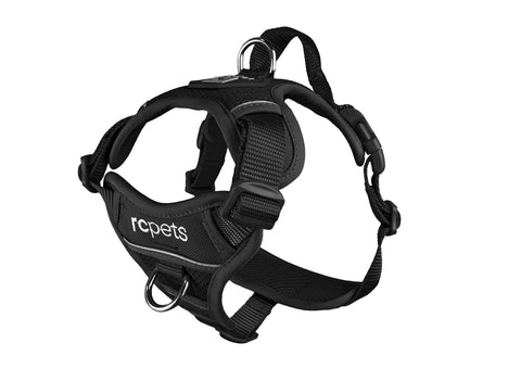 RC PET MOMENTUM CONTROL HARNESS-BLACK