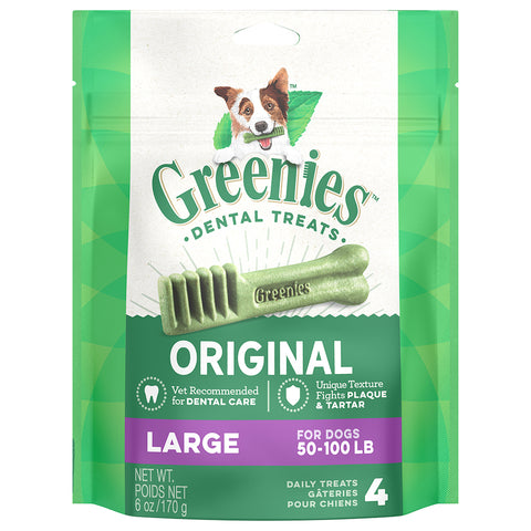 GREENIES DENTAL TREATS: LARGE 50-100LBS
