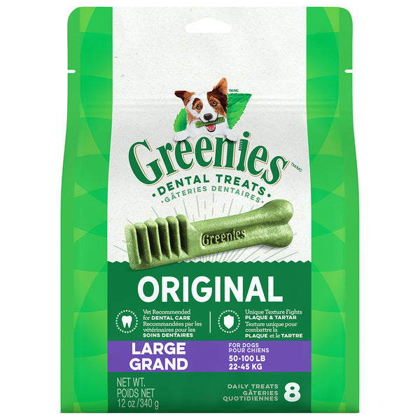 GREENIES DENTAL TREATS: LARGE 50-100LBS