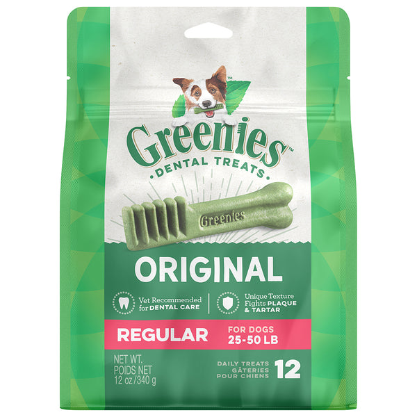 GREENIES DENTAL TREATS: REGULAR 25-50LBS