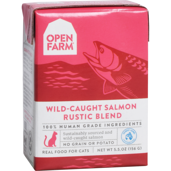 Open Farm Cat Wild Caught Salmon Rustic Blend 5.5 oz