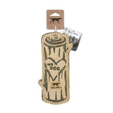 Tall Tails 9" Natural Leather & Wool Love My Dog Log