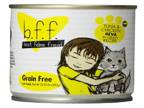 BFF CAN: "4 EVA" TUNA & CHICKEN RECIPE IN GRAVY CAT