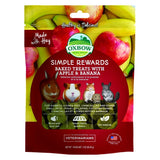 OXBOW SIMPLE REWARDS BAKED TREATS WITH APPLE & BANANA 60g