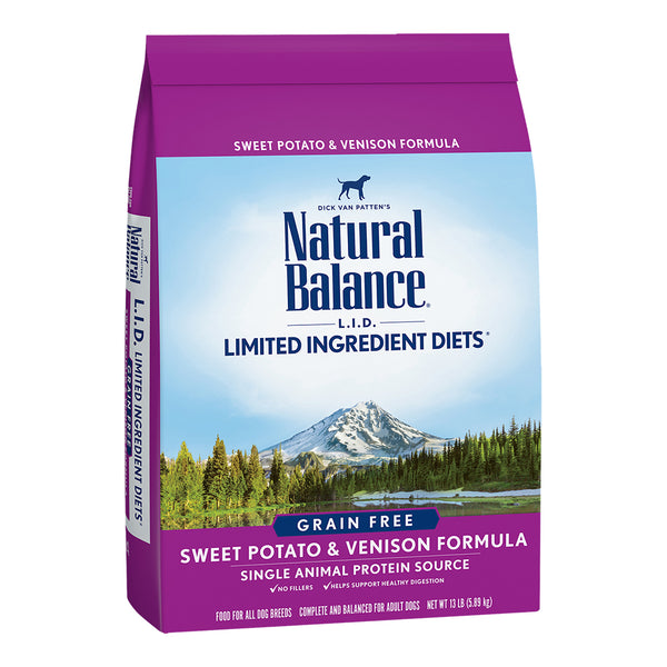 NATURAL BALANCE L.I.D. : SWEET POTATO & VENISON ADULT