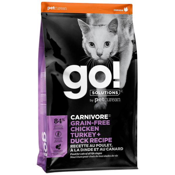 GO! CARNIVORE GRAIN FREE CHICKEN TURKEY DUCK | CAT