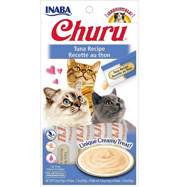 INABA Churu Puree Tuna 4pk 2oz