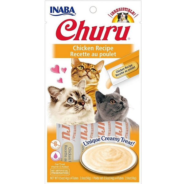 INABA Churu Puree Chicken 4pk 2oz