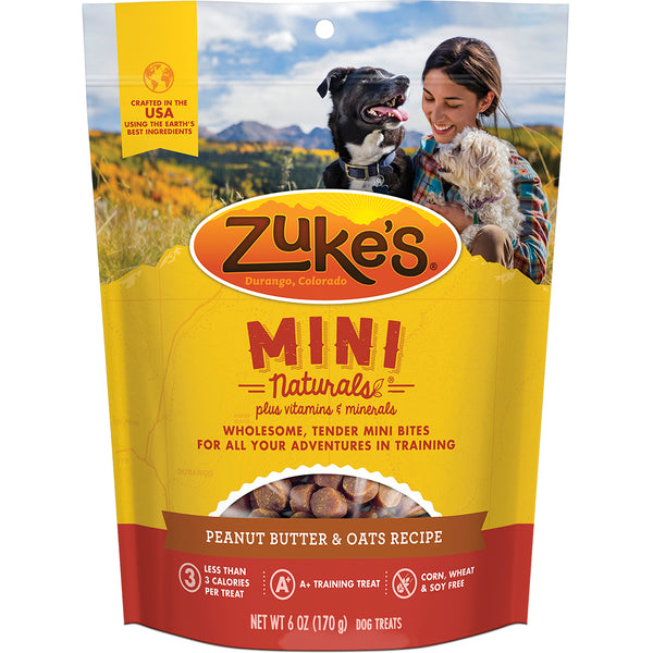 ZUKE'S MINI NATURALS: FRESH PEANUT BUTTER FORMULA