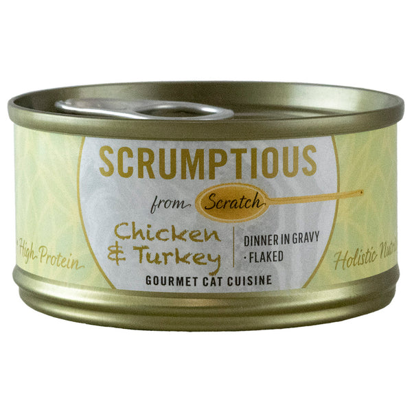 SCRUMPTIOUS : CHICKEN & TURKEY 2.8OZ CAT