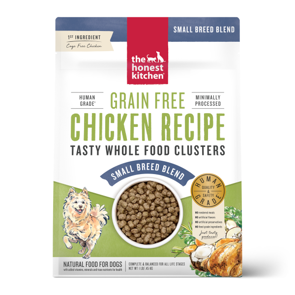 Honest Kitchen Dog GF Whole Food Clusters Small Breed Chicken