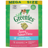 GREENIES FELINE DENTAL TREATS: SAVORY SALMON FLAVOR NEW