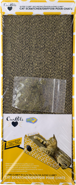 OUR PETS COSMIC CATNIP ALPINE CLIMB INCLINE CAT SCRATCHER