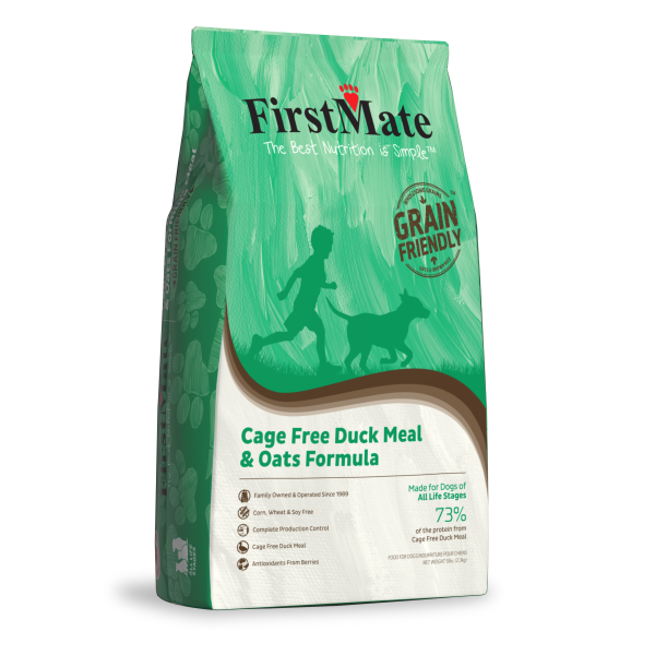 FirstMate Dog GFriendly Cage Free Duck & Oats