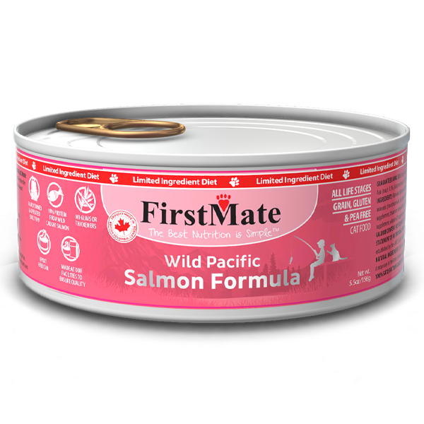 FIRSTMATE CAN: WILD SALMON FORMULA CAT 24/CASE, 12/CASE