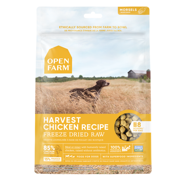 Open Farm Dog Freeze Dried Raw Harvest Chicken