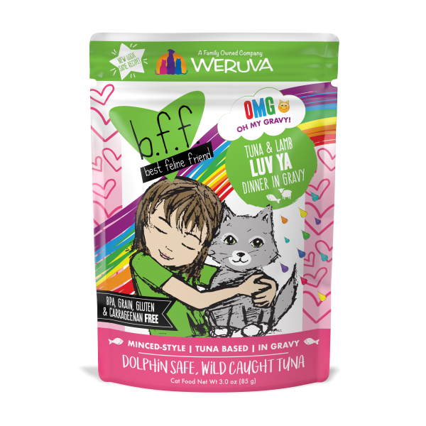 BFF POUCH: TUNA & LAMB "LUV YA" DINNER IN GRAVY CAT