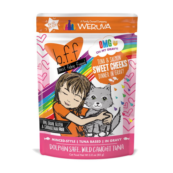 BFF POUCH: TUNA & SALMON "SWEET CHEEKS" CAT