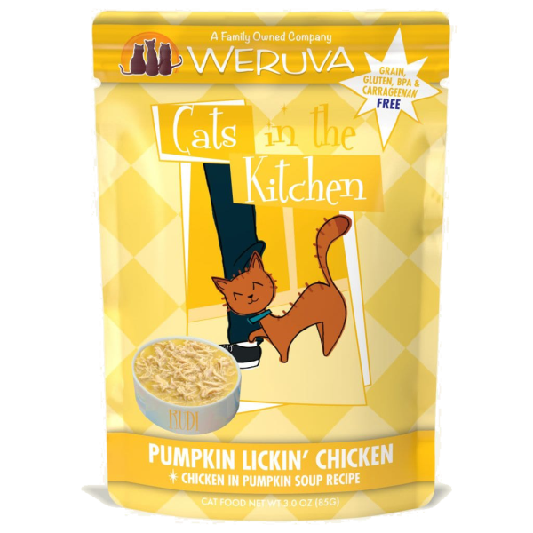 WERUVA CATS IN THE KITCHEN POUCH: "PUMPKIN LICKIN' CHICKEN" CHICKEN IN PUMPKIN SOUP RECIPE