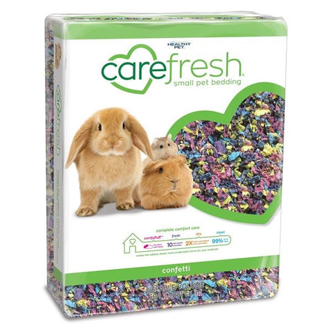 HEALTHY PET CAREFRESH COMPLETE NATURAL PAPER BEDDING CONFETTI 50L