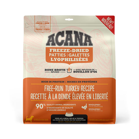 ACANA Patties Free-Run Turkey Recipe