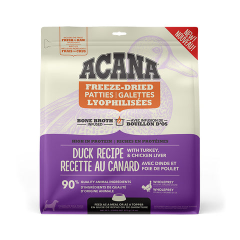 ACANA Patties Duck Recipe