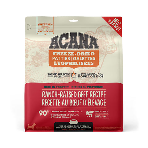 ACANA Patties Ranch-Raised Beef Recipe