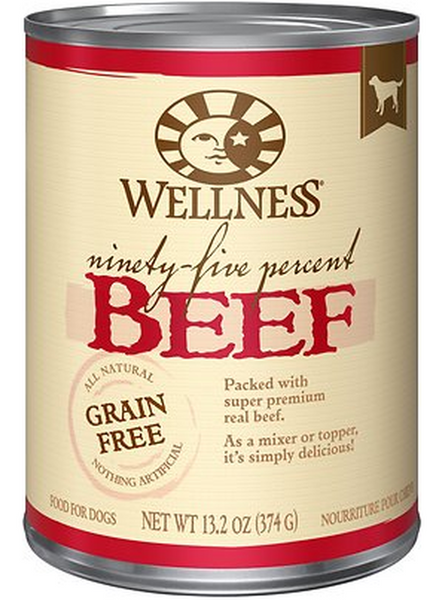 WELLNESS 95% CAN: BEEF RECIPE 12/CASE