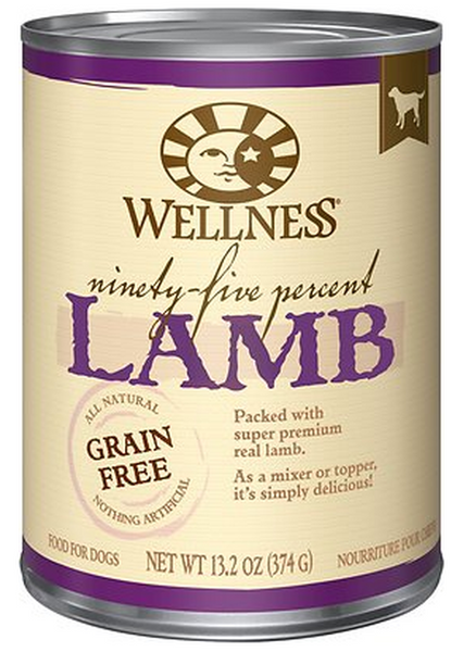 WELLNESS 95% CAN: LAMB RECIPE 12/CASE