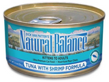 NATURAL BALANCE CAN: TUNA WITH SHRIMP FORMULA CAT 5.5 OZ