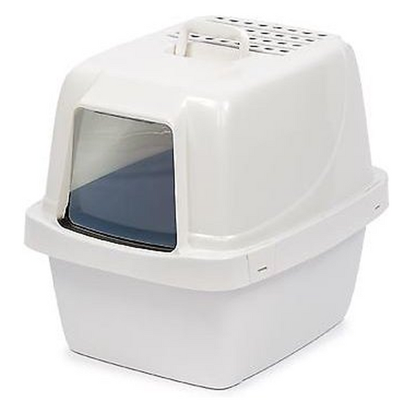 VANNESS ENCLOSED CAT LITTER PAN ASSORTED COLORS