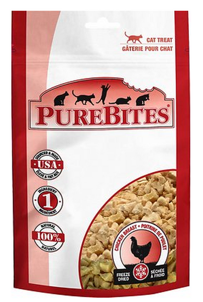 PUREBITES: CHICKEN BREAST CAT TREATS 31G