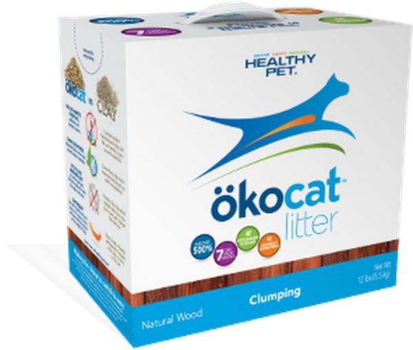 HEALTHY PET OKOCAT CLUMPING WOOD LITTER