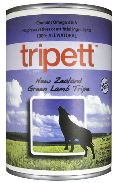 TRIPETT CAN: GREEN LAMB TRIPE FORMULA 12/CASE 396g